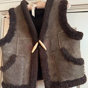 Women's Genuine Suede Leather Vest